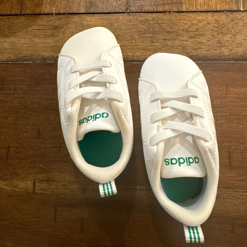Adidas Kids White Sneakers brand new